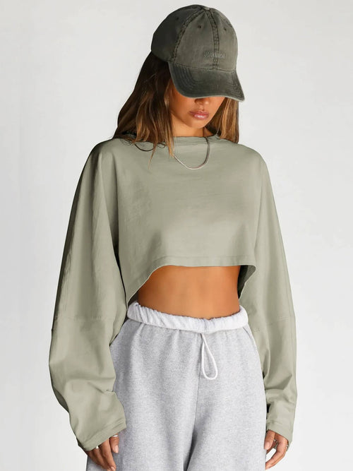 Sweat Court Oversize Ellyane - Menthe / 34