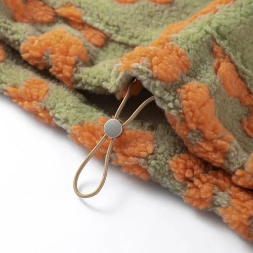 Sweat Polaire à Motifs et Col Zippé Florine