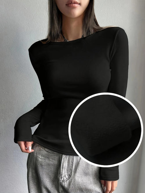 T-shirt Manches Longues Ajusté Loriane