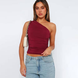 Top Asymétrique Froncé Aliénor
