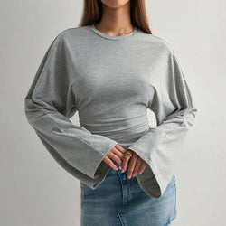Top Crop Manches Chauve-Souris Eloriane