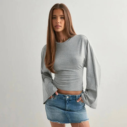 Top Crop Manches Chauve-Souris Eloriane