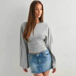 Top Crop Manches Chauve-Souris Eloriane