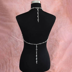Top Harnais Bijou en Strass Aurore - Argent
