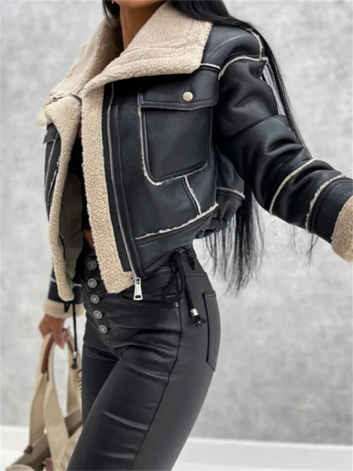 Veste Aviateur Courte Doublée Solène