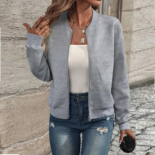 Veste Casual Zippée Aria - Argent / XS