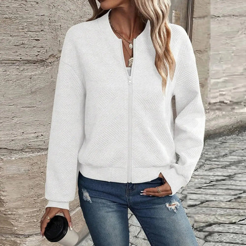 Veste Casual Zippée Aria - Blanc / XS