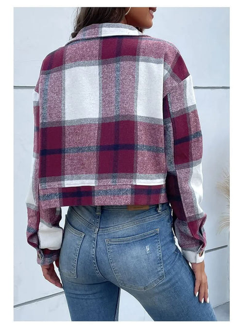Veste Chemise Oversize en Flanelle Aveline Sylvie