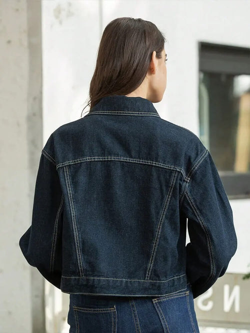 Veste Courte en Denim Célestine