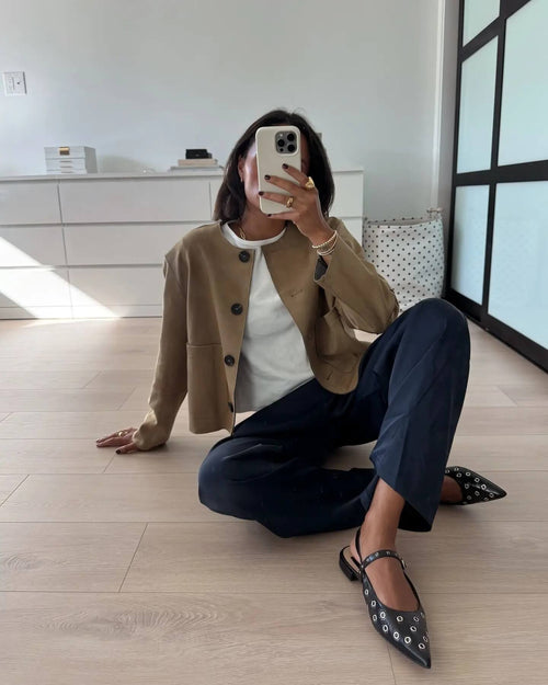 Veste Courte Style Saharienne Mélisra