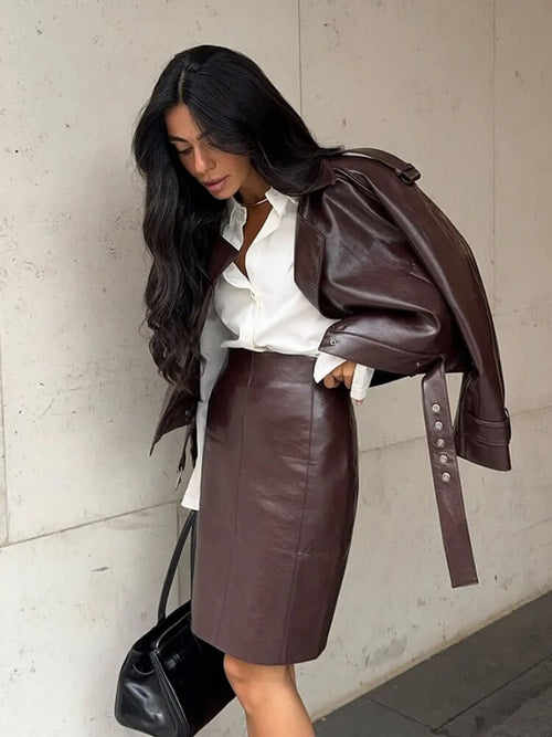 Veste Motard Oversize Avelie