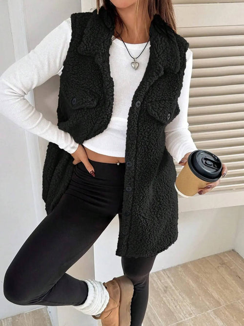 Veste Sherpa Sans Manches Lilwen